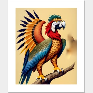 macaw lion Posters and Art